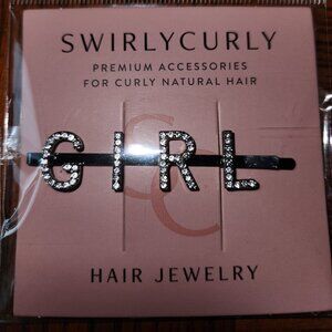 SwirlyCurly Rhinestone Hair Jewelry